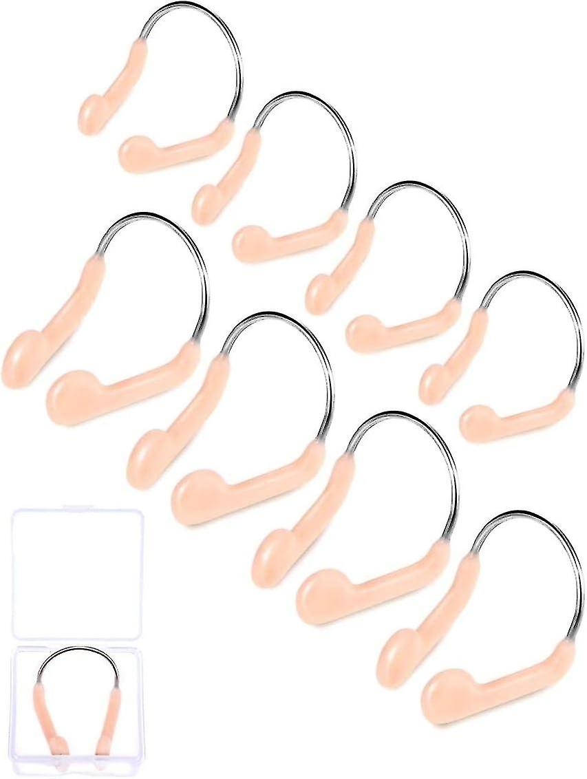 مشبك الأنف السباحة منافسة حامي الأنف مقاطع الأنف سدادات الأنف للسباحة للاستخدام البالغين والأطفال ،