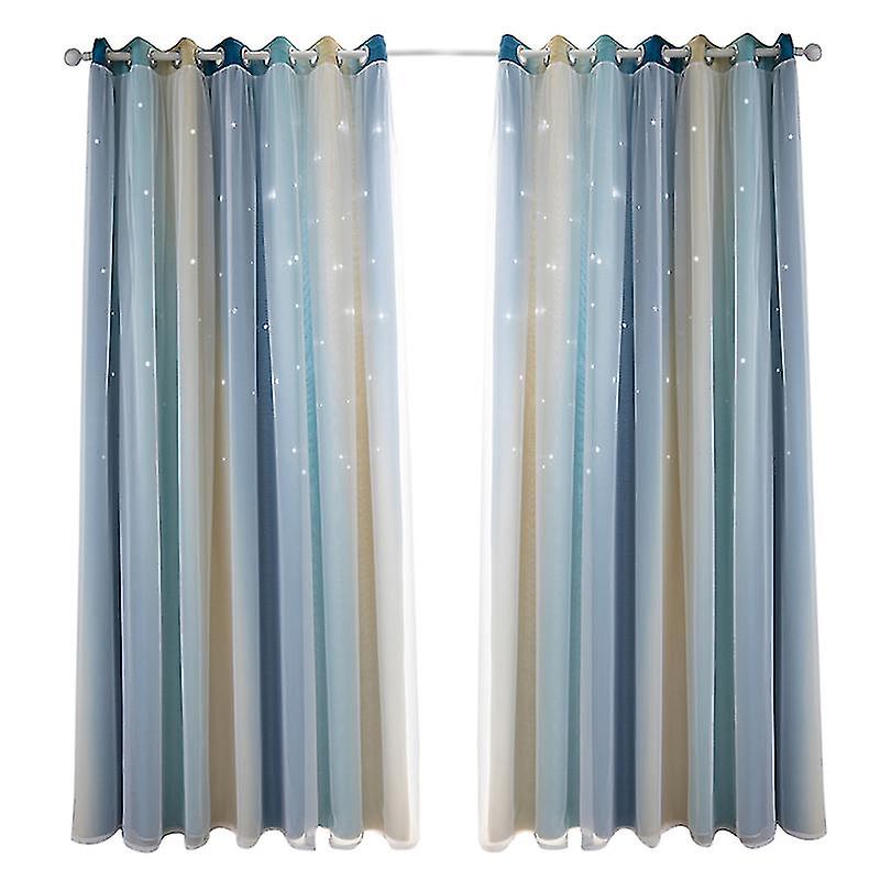 2pcs Window Shading Curtain