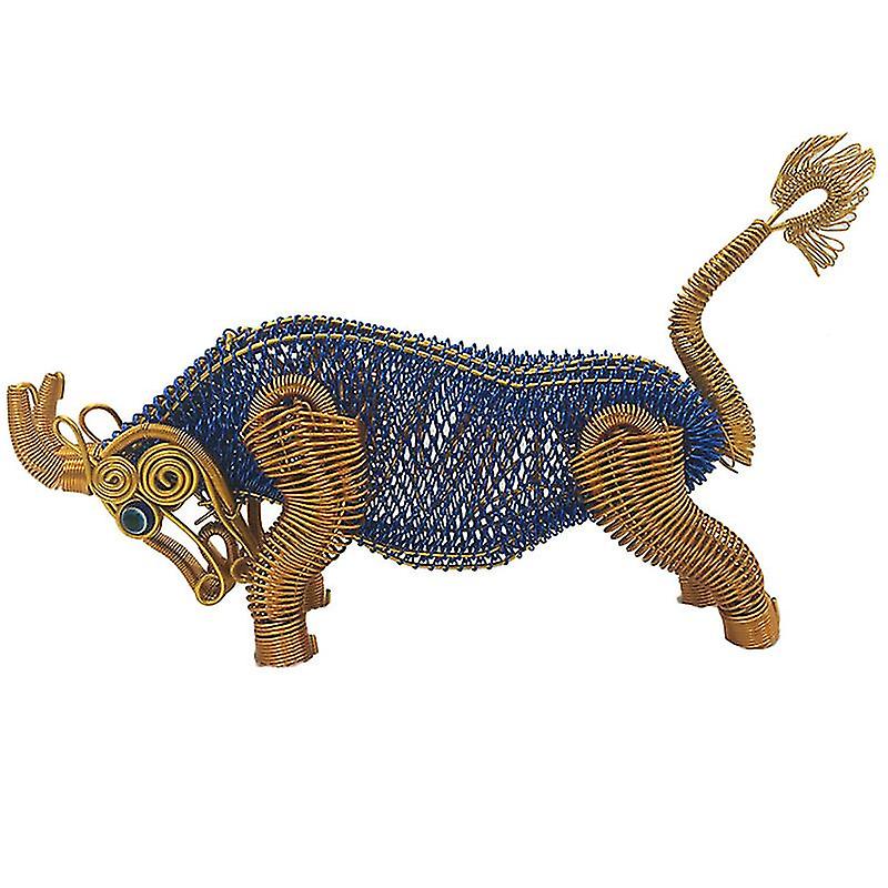 1pcs Weaving Ox Model