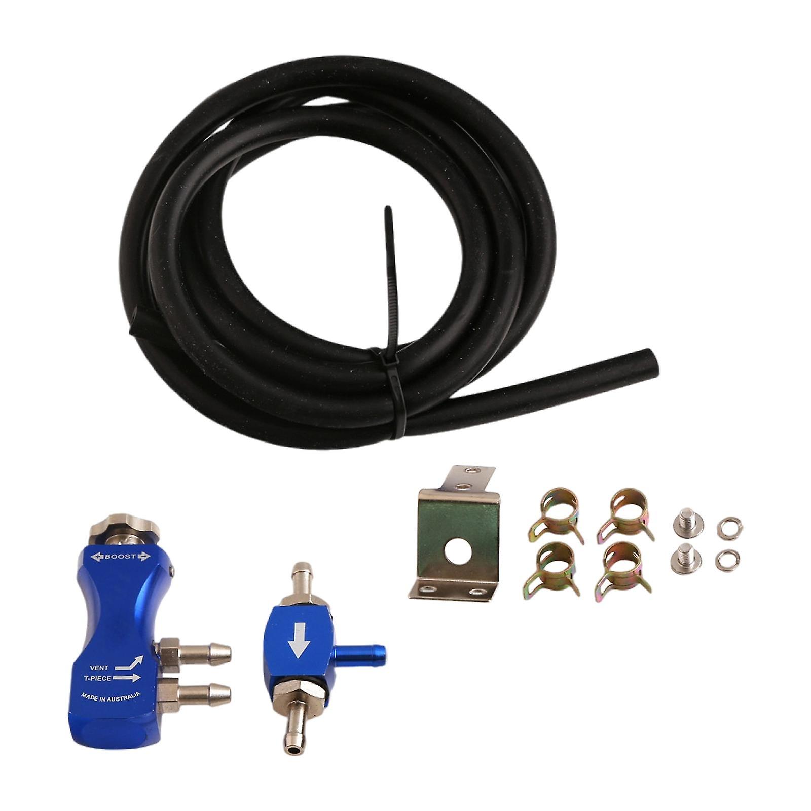 Generic Boost Controller Kit Sturdy Adjustable Manual Turbos Boost Controller Blue