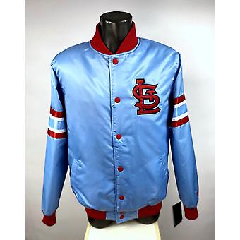 St. Louis Cardinals Satin Jacket Starter Sky Blue Med, Lg