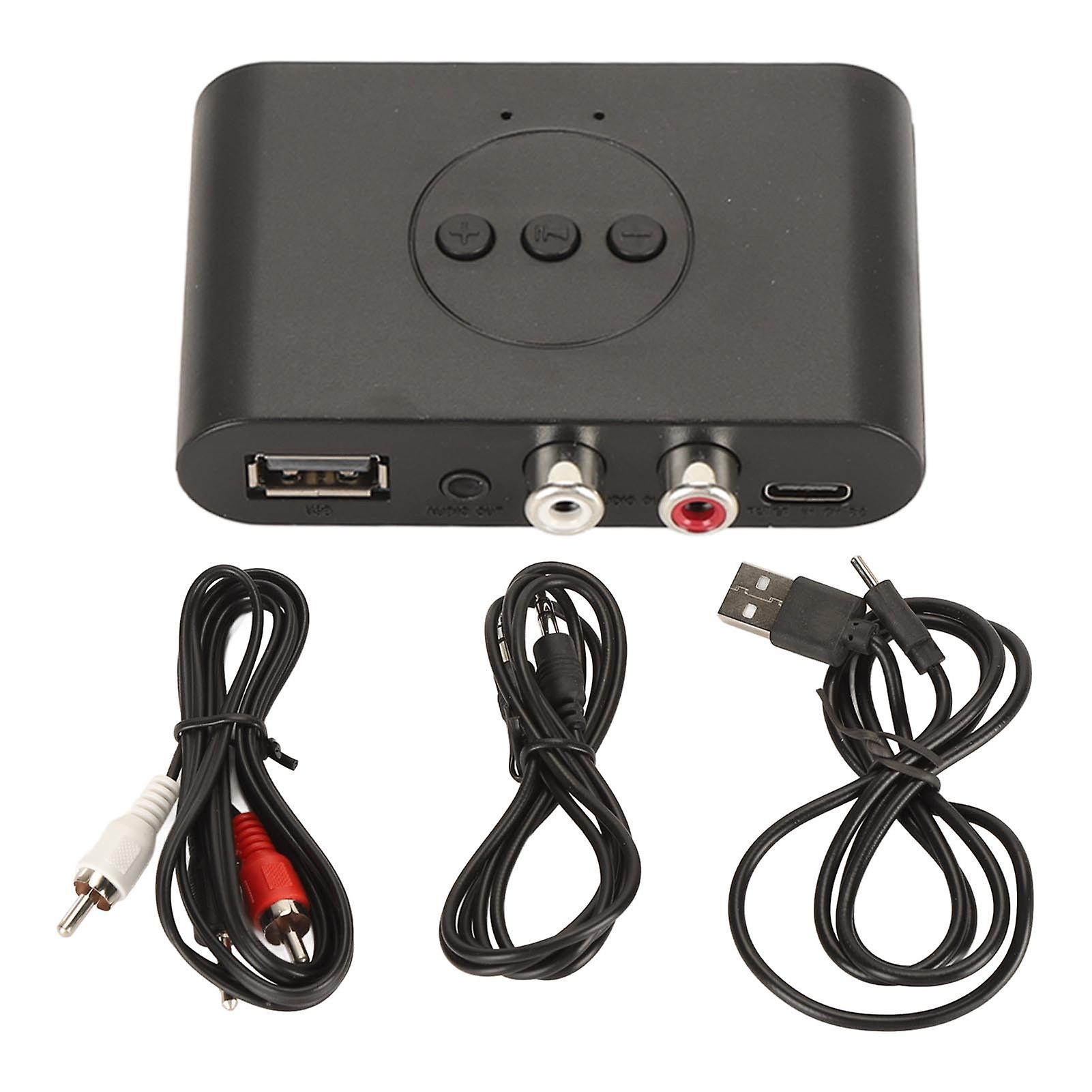 Bluetooth Receiver NFC Enabled Support U Disk 3.5mm AUX Wireless Sound Adapter for Car Speaker Amplifier