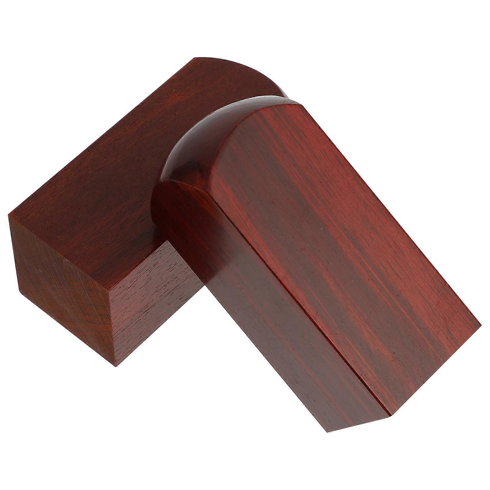 2pcs Wooden Scrapbook Seal DIY Craft Stamp Blank Square Block Stamp for DIY