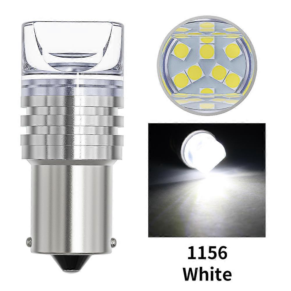 2pcs Newest 1156 Ba15s P21w 1157 Bay15d P21/5w 7443 W21/5w 2835 9smd Led Bulb Constant /strobe Flash Light White Red Amber 12v