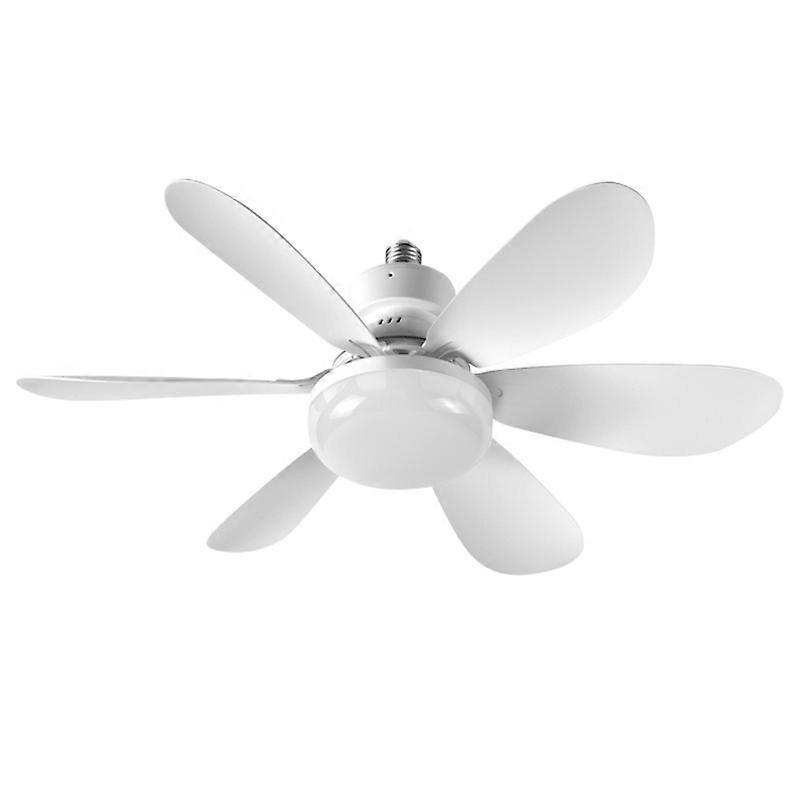 Ceiling Fan with Light and Remote Control, LED Dimmable Ceiling Fan with 40W E27 Built-in Light, 6 Blades, 3 Speeds, Quiet, for Living Room, Bedroom,
