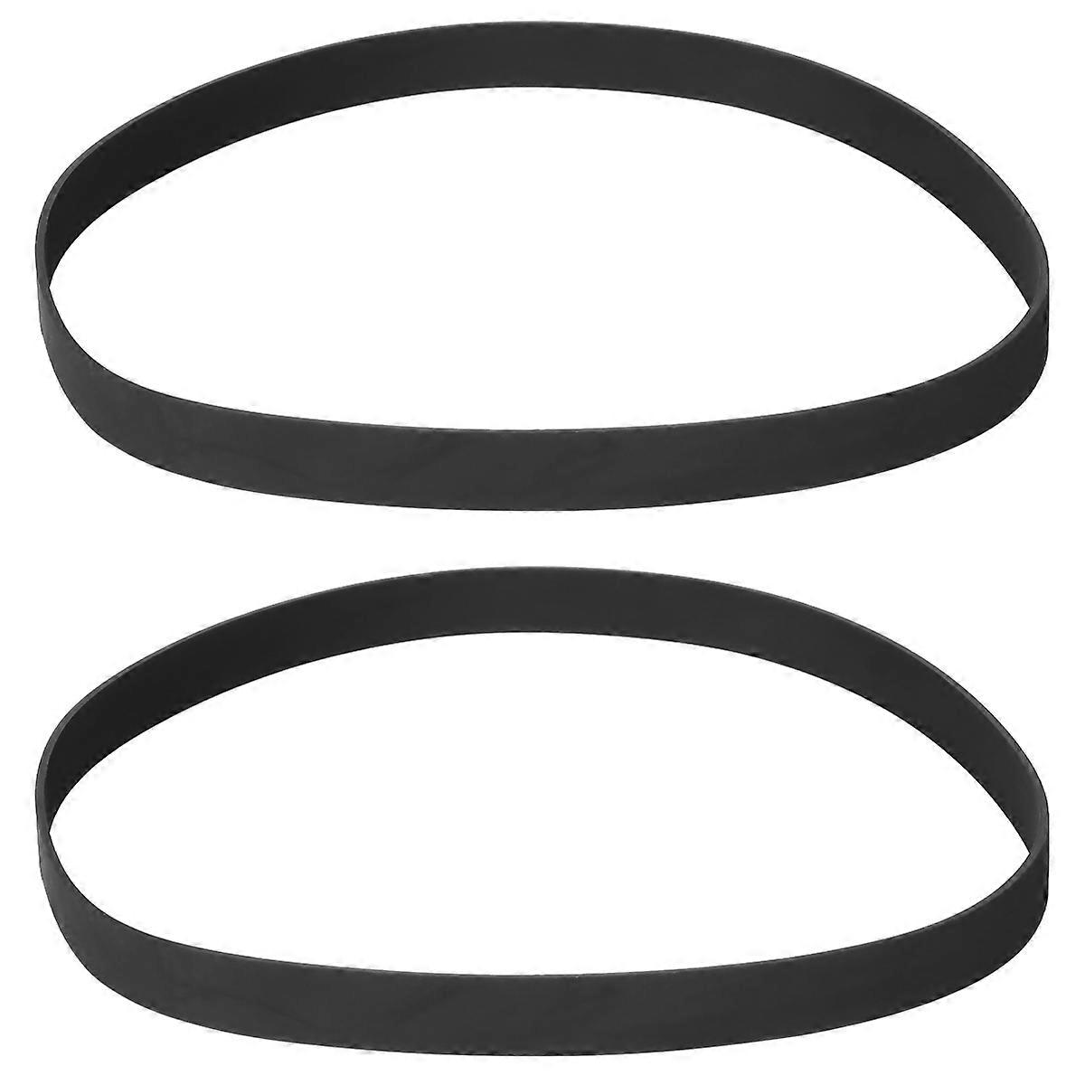 2pcs 5mm Width 65mm Diameter Mix Cassette Tape Machine Belts Assorted Common Turntable Strap Rubber Belt for Recorders Walkman CD DVD Drive (Black)