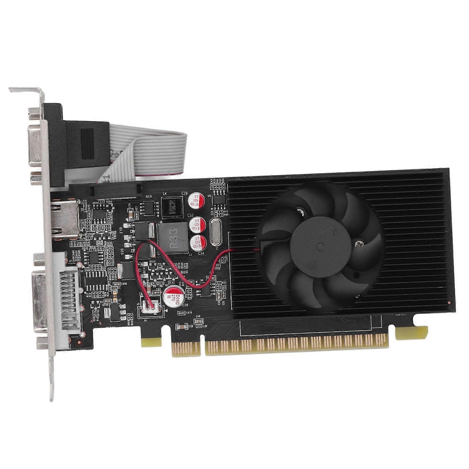 Scheda grafica per computer 2 GB 128 bit dissipazione del calore 3 porte di uscita 2560 x 1600 scheda grafica per giochi per computer PC GT730 2 GB DDR3 128 bit PCI E