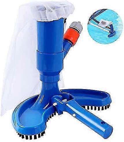 ミニジェットプール掃除機、ポータブルクイッククリーン吸引ヘッド、ブラシとホースコネクタ付き（H
