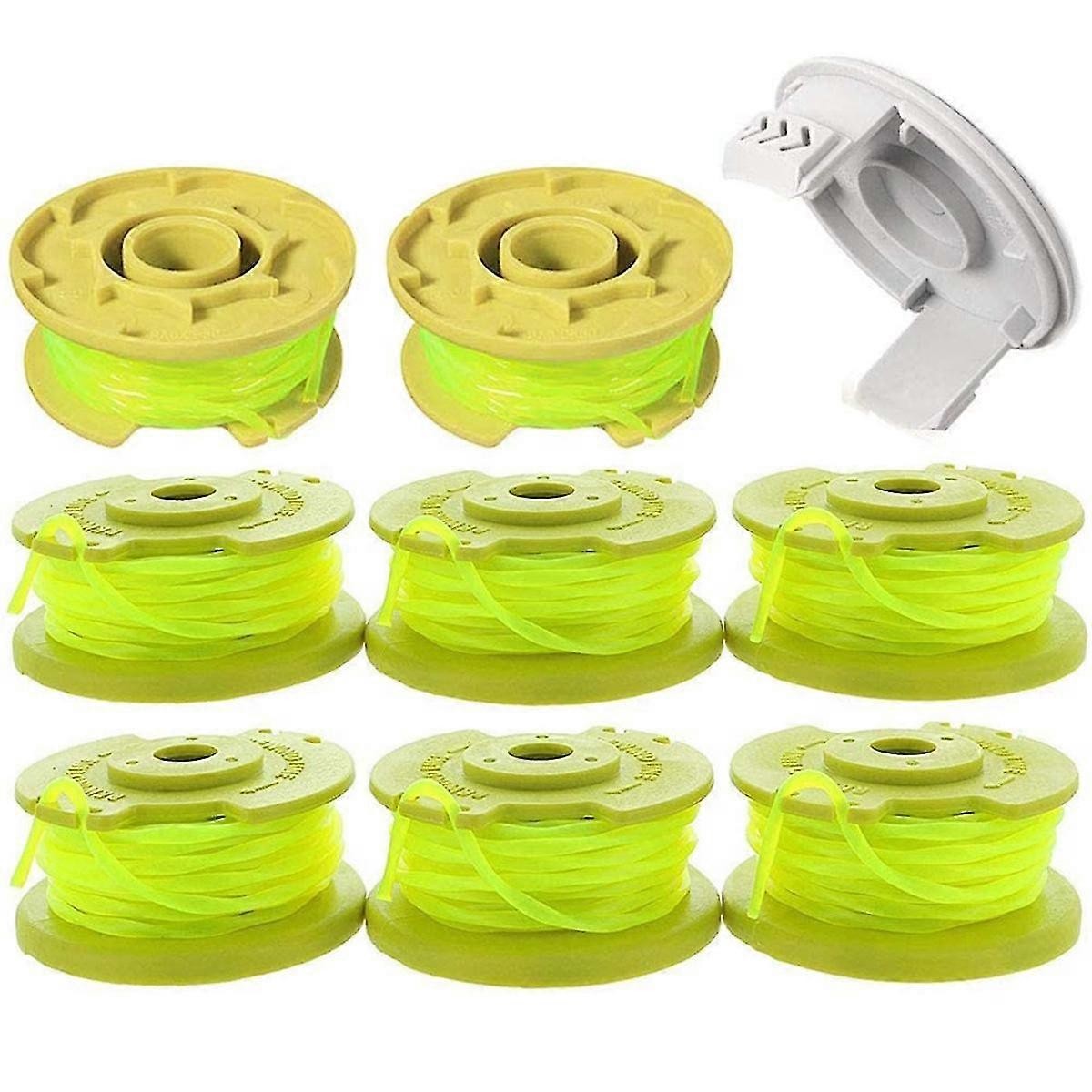 8pack Weed Eater Spool Replacement With Cap Covers Compatible With One Plus+ Ac80rl3 For 18v, 24v