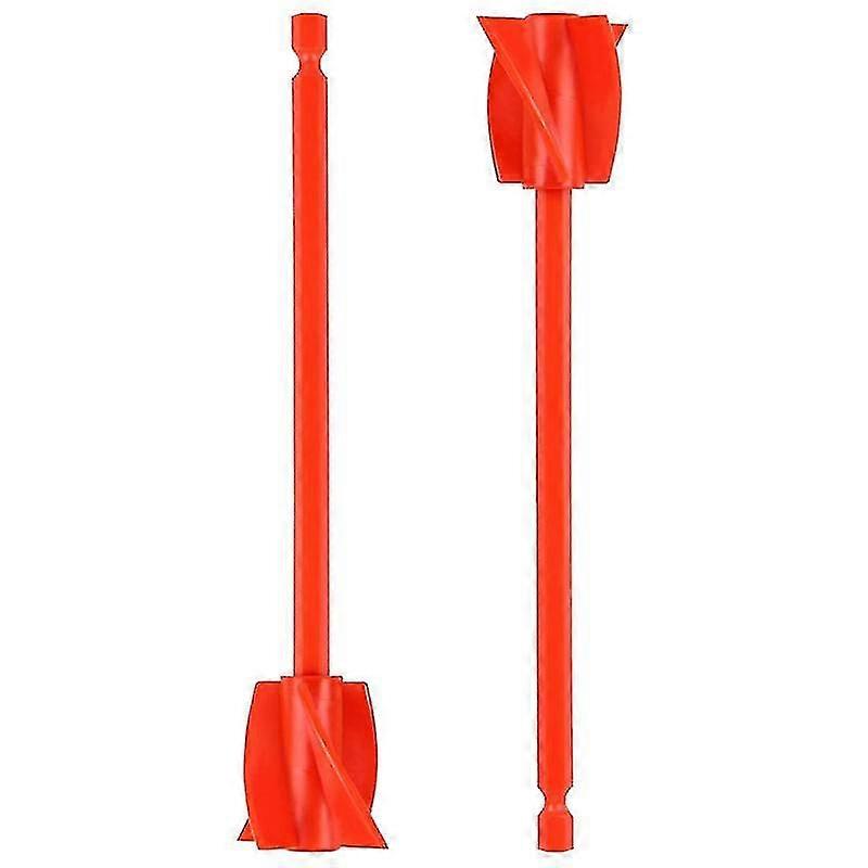 Resin Mixer Paddles, Epoxy Mixer Attachment For Drill, Reusable Paint Stirrer Drill Attachment(2pcs