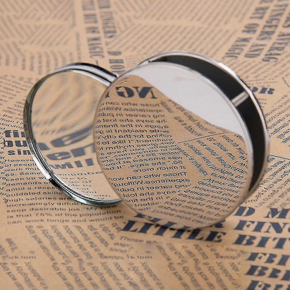 Mini Magnifying Glass 20x Folding Pocket Magnifier With Metal Protective Case Foldable Reading Magnifying Glass Portable Pocket Magnifying Glass-In St