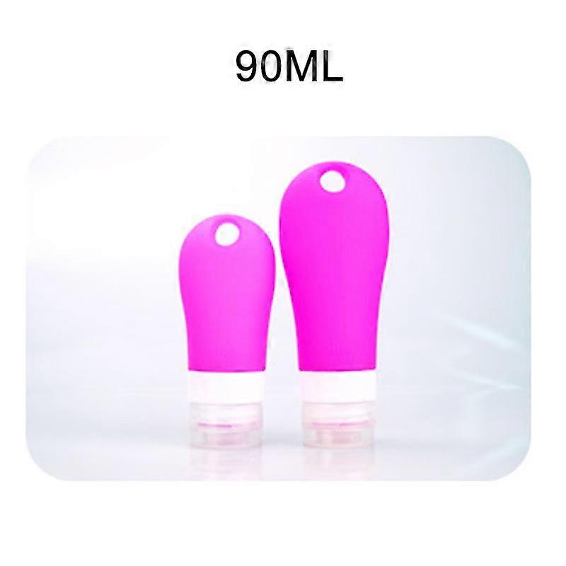 silicone travel bottles leak proof squeezable refillable shampoo lotion soap liquids containers