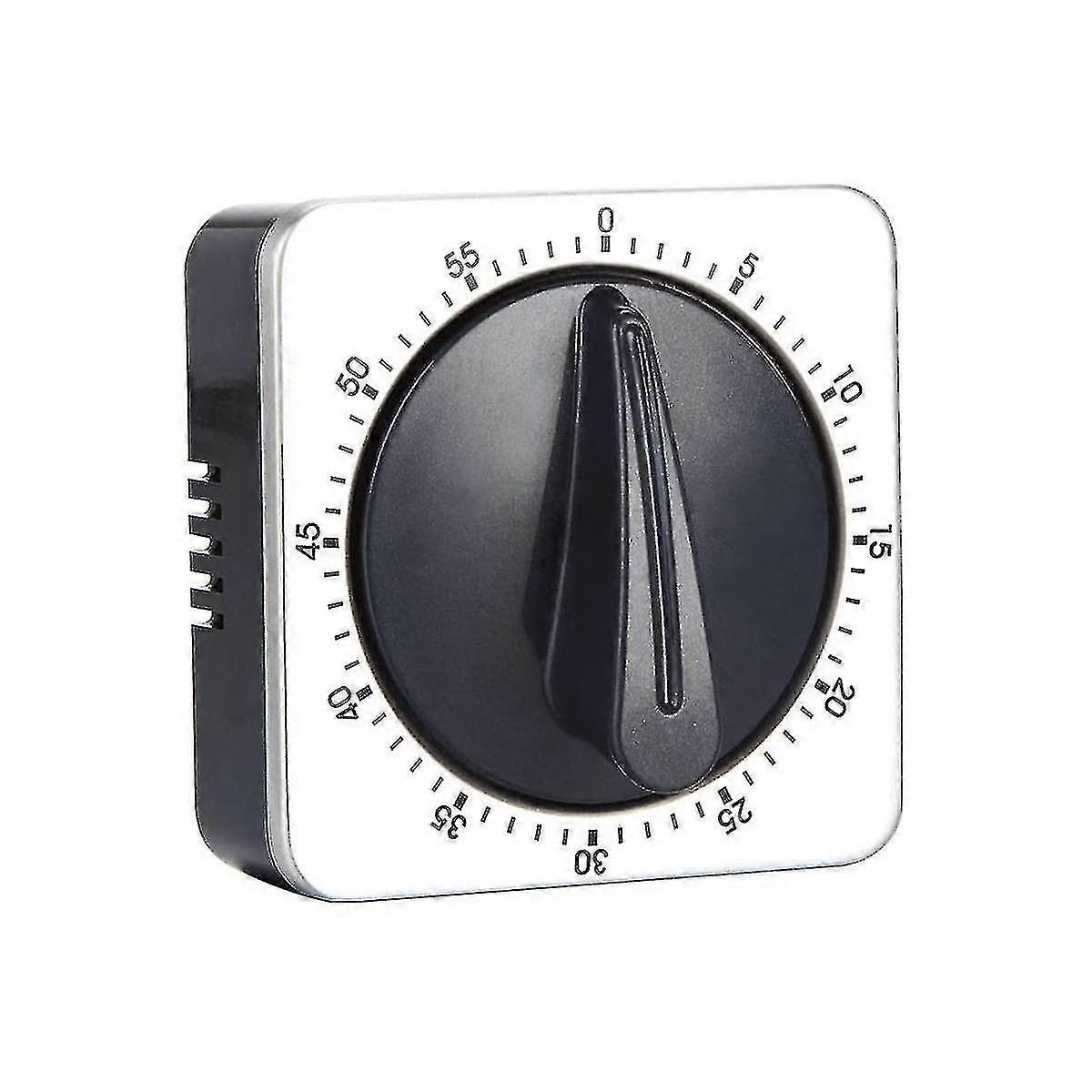 Magnetic Kitchen Timer, Adsorbable Mekanisk Egg Timer laget av rustfritt stål, 60 timing, for Cook Hy
