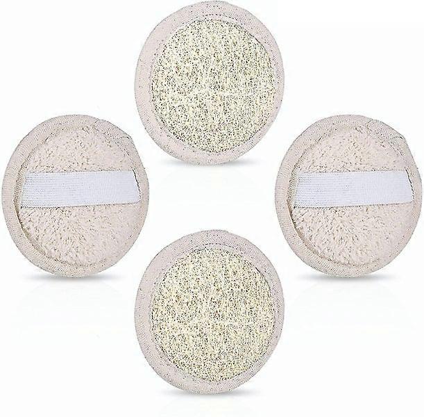 Mini Round Exfoliating Loofah Shower Sponge Pad