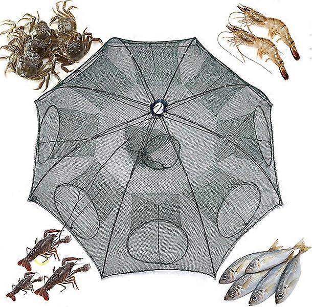 Foldable Fishing Bait Net Trap for Catching Crab, Fish, Minnow, Crawdad, Shrimp