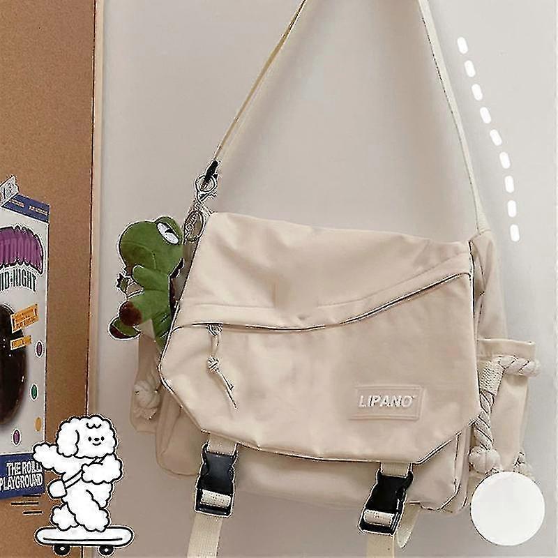 Retro Messenger Bag Male Large Capacity Lightweight Shoulder Bag Adjustable Shoulder Strap Sling Bag