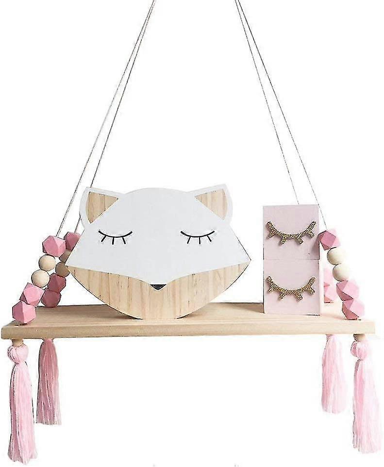 Wall Shelf With Rope Nordic Style For Home Decoration