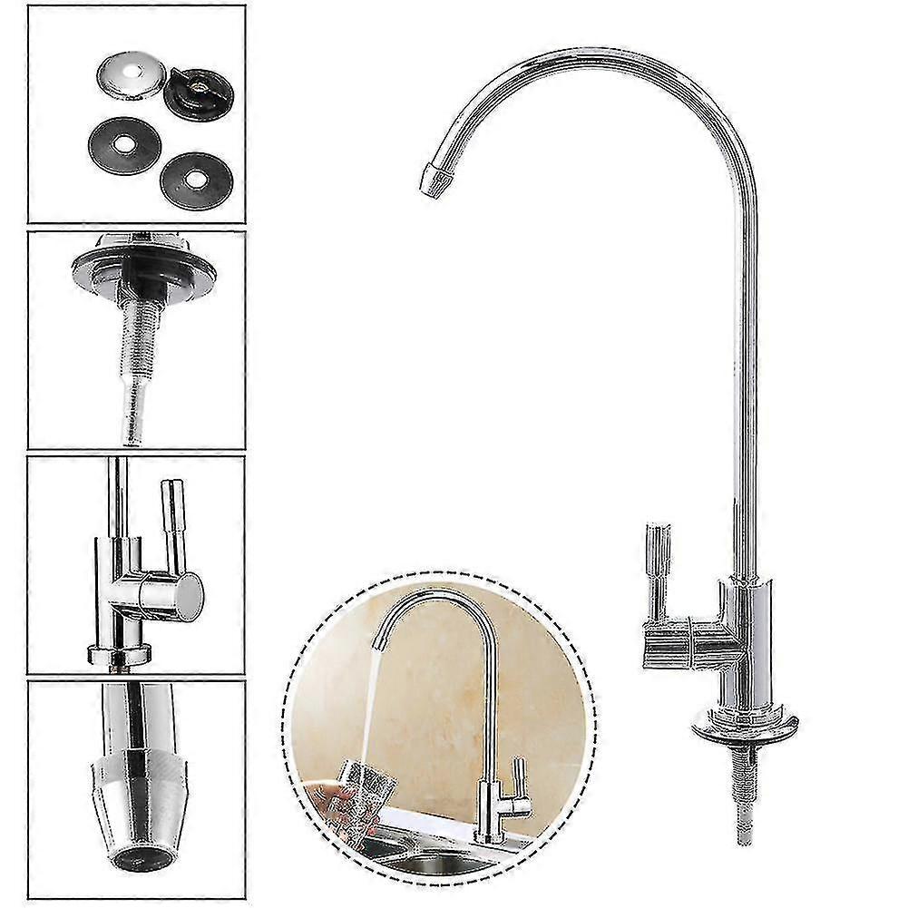 Kitchen 1/4 Inch Ro Drinking Water Filter Faucet Reverse Osmosis System Sink Tap