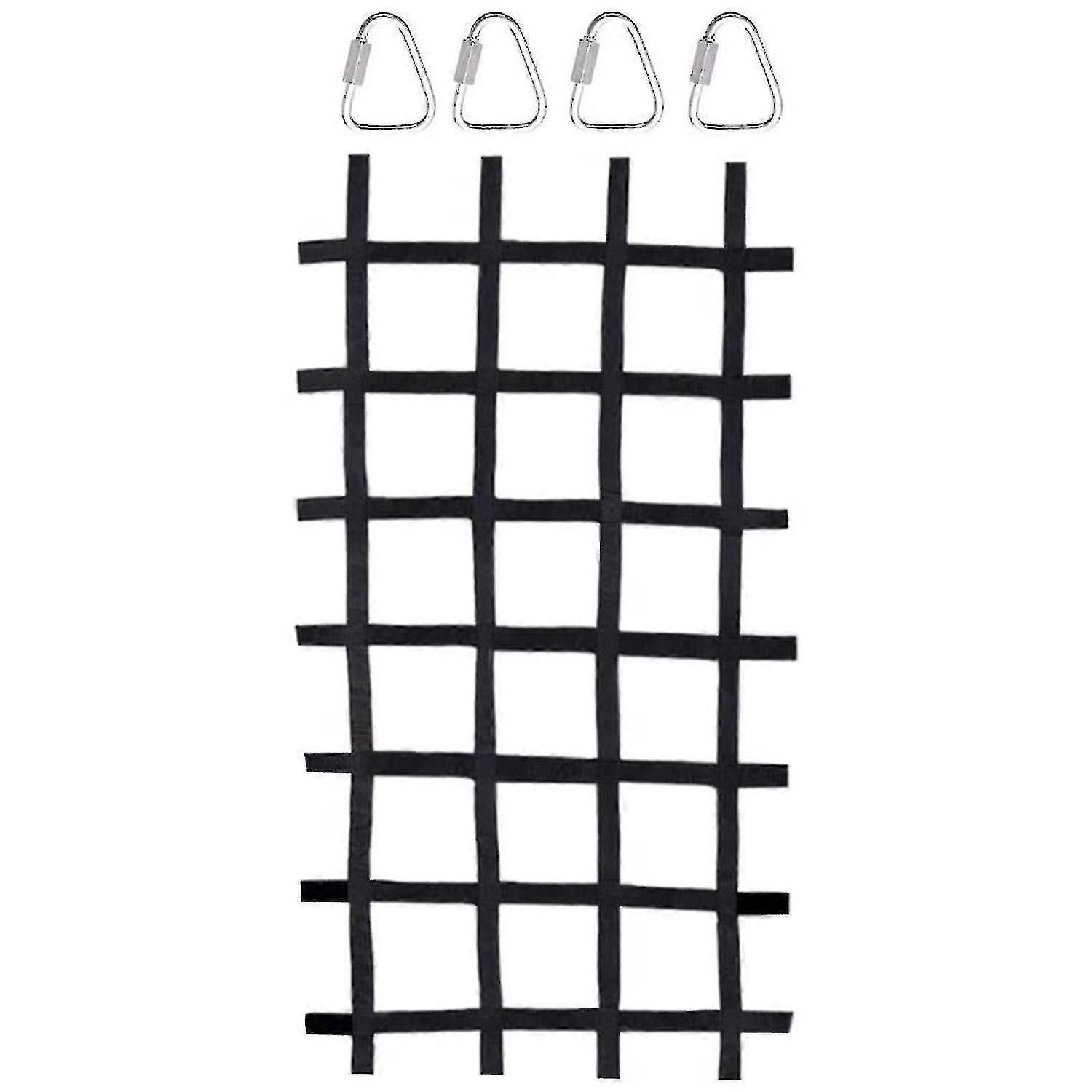 Rede de escalada interior/exterior (90 polegadas X 48 Polegadas)