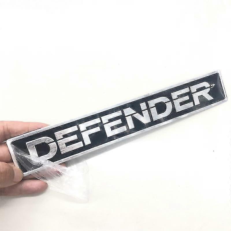 Metal Defender Emblem Badge Sticker Adesivi Auto Decalcomanie Per Land Rover