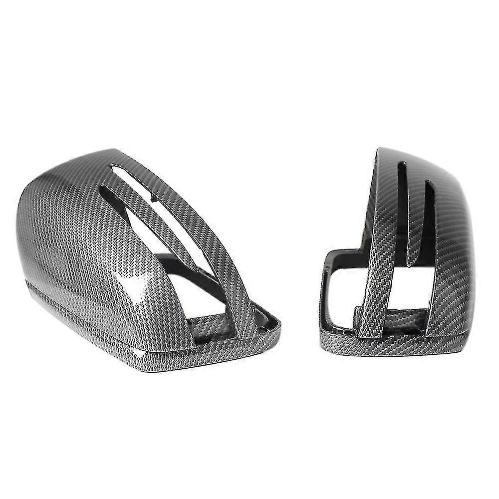 Per C Class W204 E W212 Cls C218 Gla X156 Rearview Mirror Cover Carbon Fiber 1 Coppia
