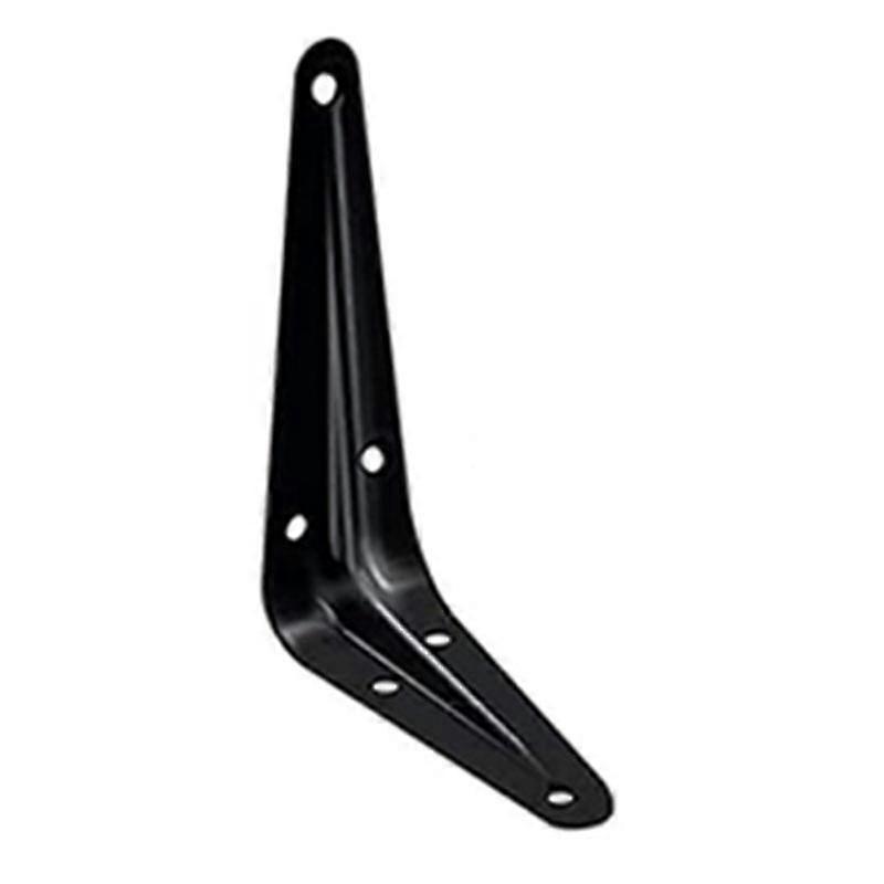 20 Pack Shelf Brackets Heavy Duty Black Metal Floating Shelf Bracket Iron L Bracket J Brackets Wall