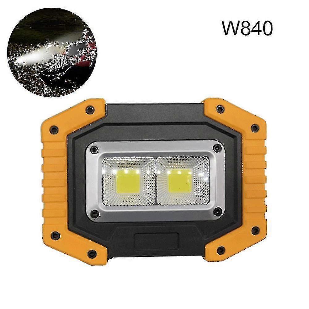 W840 Work Light Rechargeable, Portable Led Work Light 1 Pack,yellow