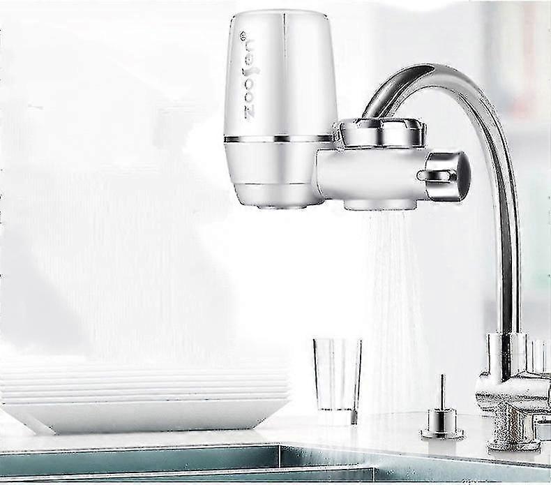 Basic Faucet Water Filter System, White, 1 Count