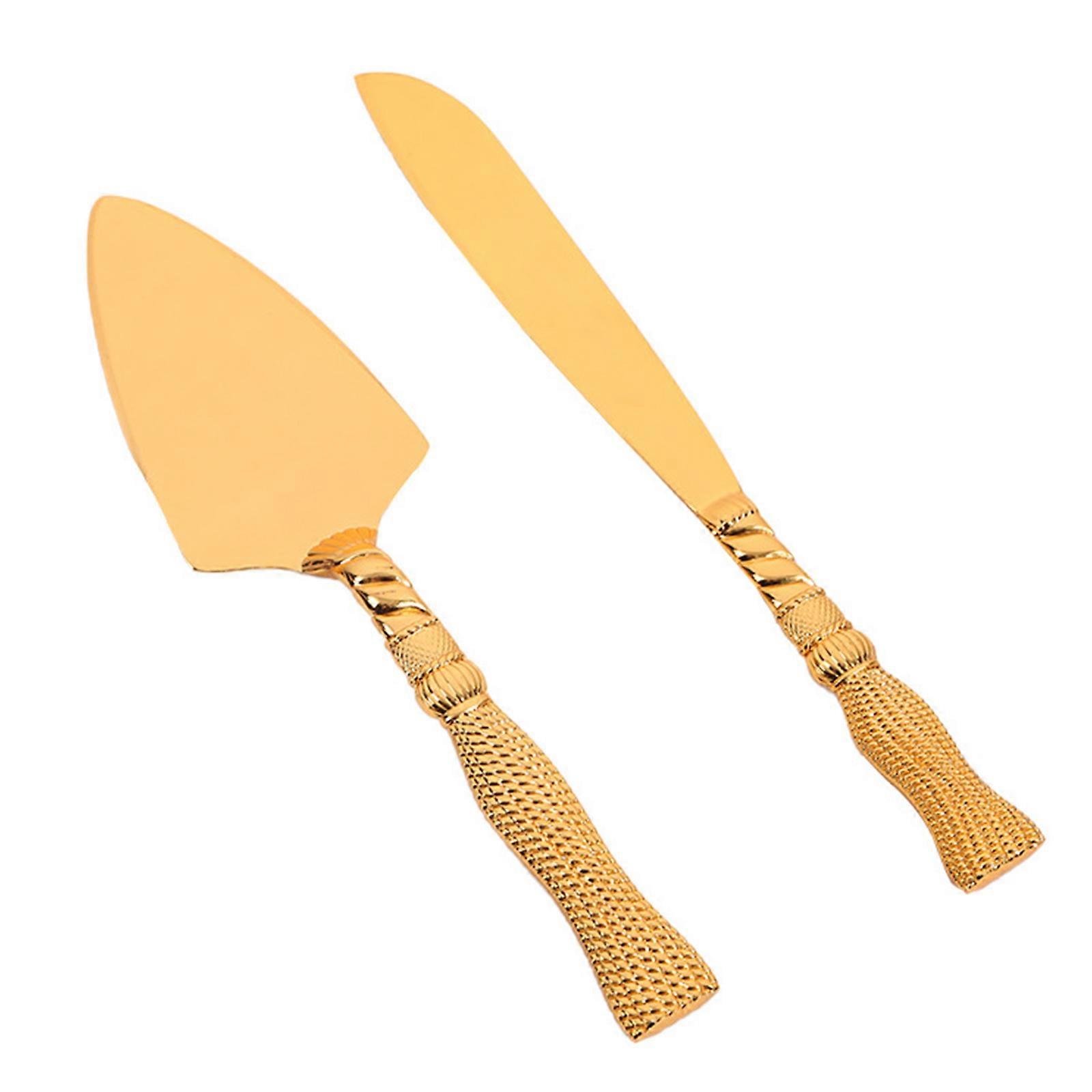Steak Baking Tool Restaurant Banquet Triangular Pizza Shovel Dessert Cutter 2pcs