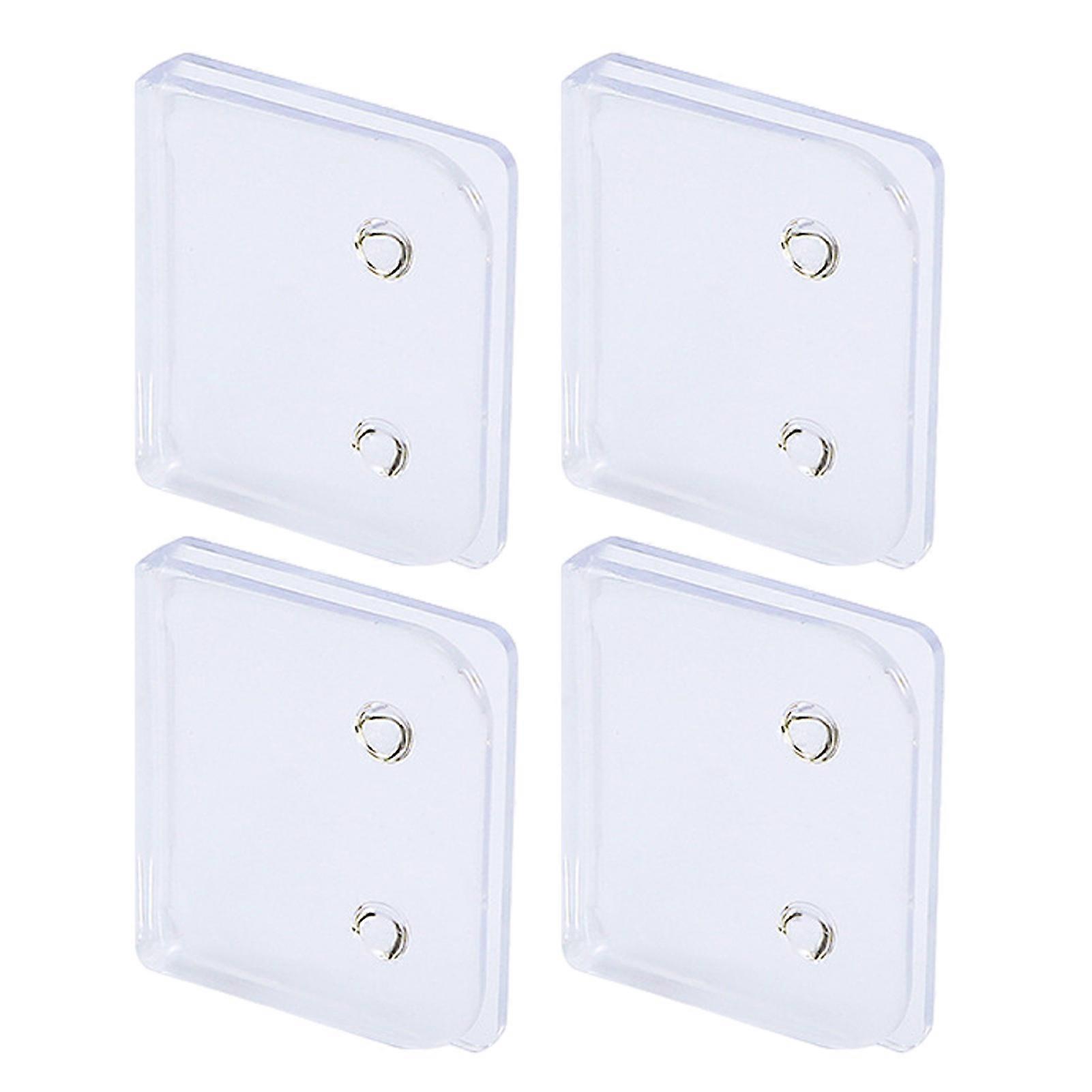 4/8Pcs Shower Curtain Clips Windproof Self Adhesive Easy Installation Reusable Versatile Bathroom Curtain Holders