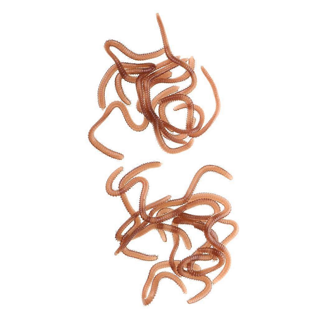 A Box of Earth Worm Soft Lure Bait Great Imitation Flavored and Scented 20g