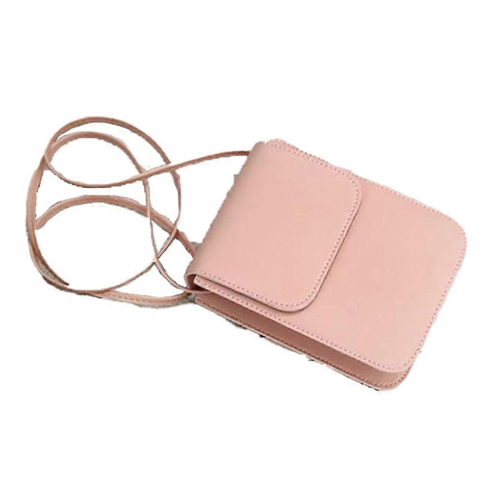 Crossbody Bag Small Ladies Bag Mobile Wallet Holders Made of PU Leather with Multiple Pockets - green