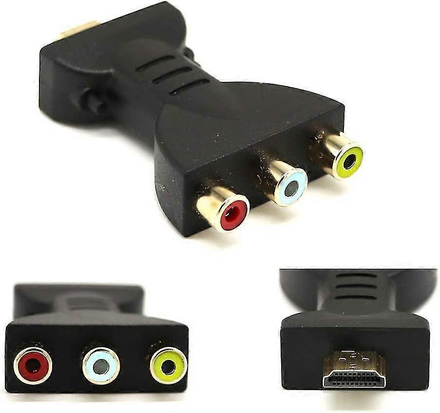 HDMI ذكر إلى 3 RCA أنثى مركب AV محول الصوت والفيديو محول التلفزيون