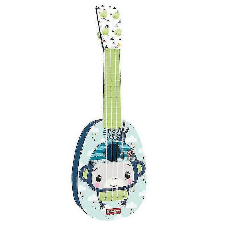 Mini tamanho do bebê Ukulele brinquedos pequenos tocando, macaco