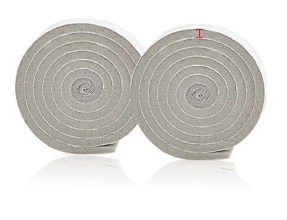 Self-adhesive foam insulation seal 30mm x 10mm x 2m Windproof door draft seal Impact strip seal for door window, 2 rolls - Gray foam film