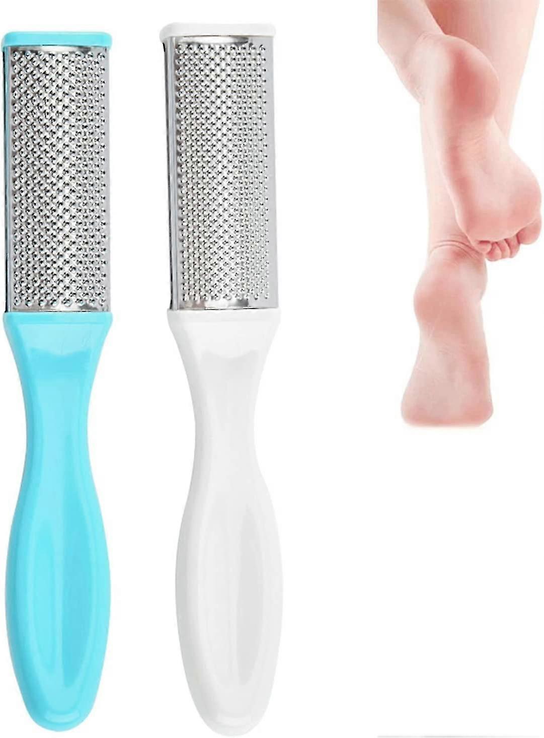 2 Pcs Double-sided Dead Skin Remover, Foot File Pedicure