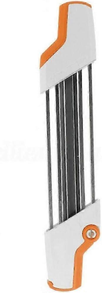 2 In 1 Chainsaw Chain Sharpener Metal Easy Access 3/8" P 4.0mm Chain Replacement White