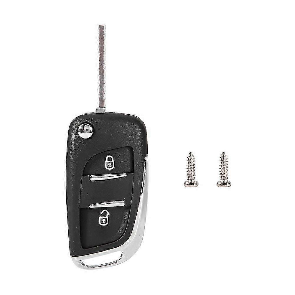 2-button Remote Key Case Shell Cover Ce0536 Fit For Citroen C2 C3 C4 C5 C6 C8 (type B)