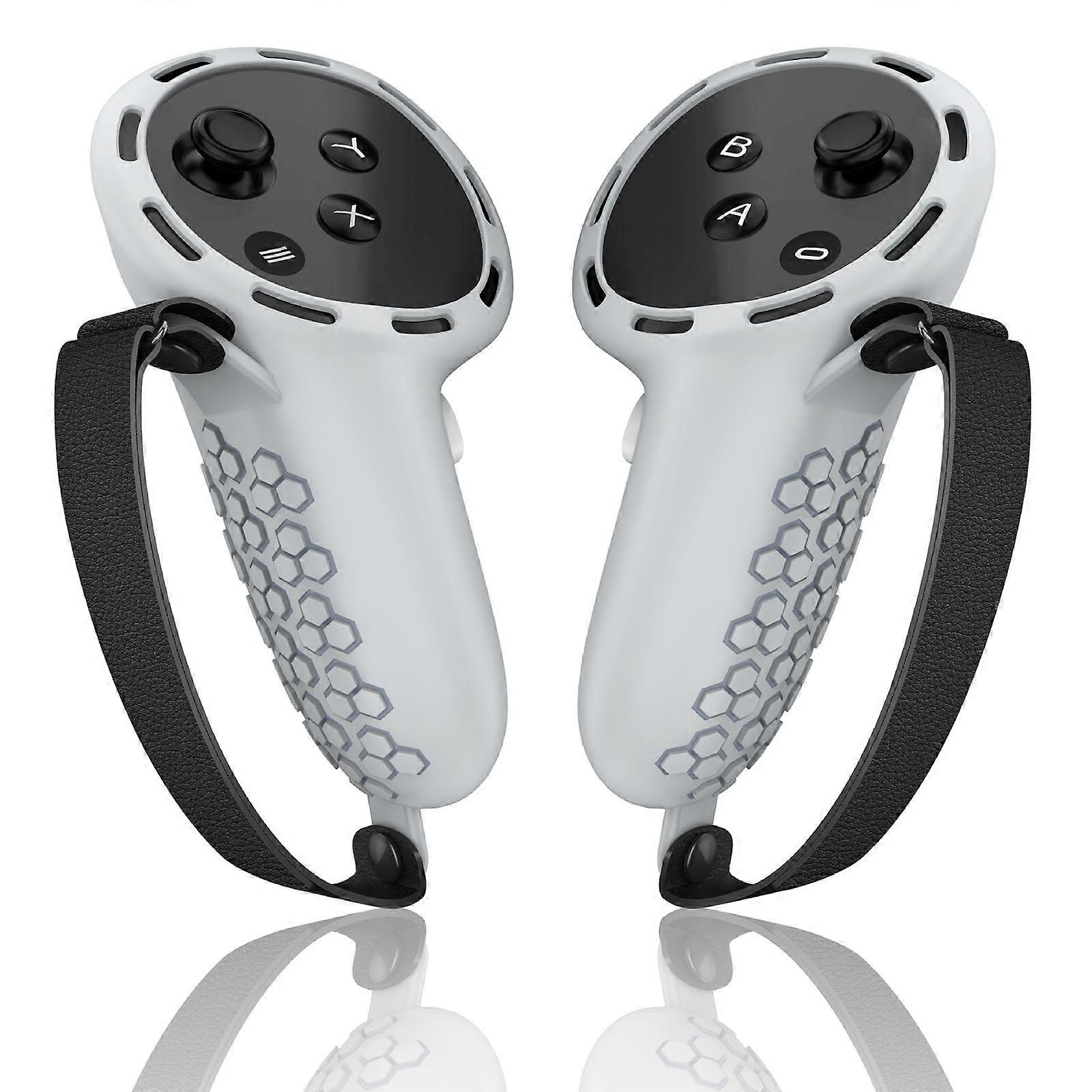 Design Controller Grips Accessories for Quest 3, Silicone Grip Cover VR Touch Controllers Covers Protector