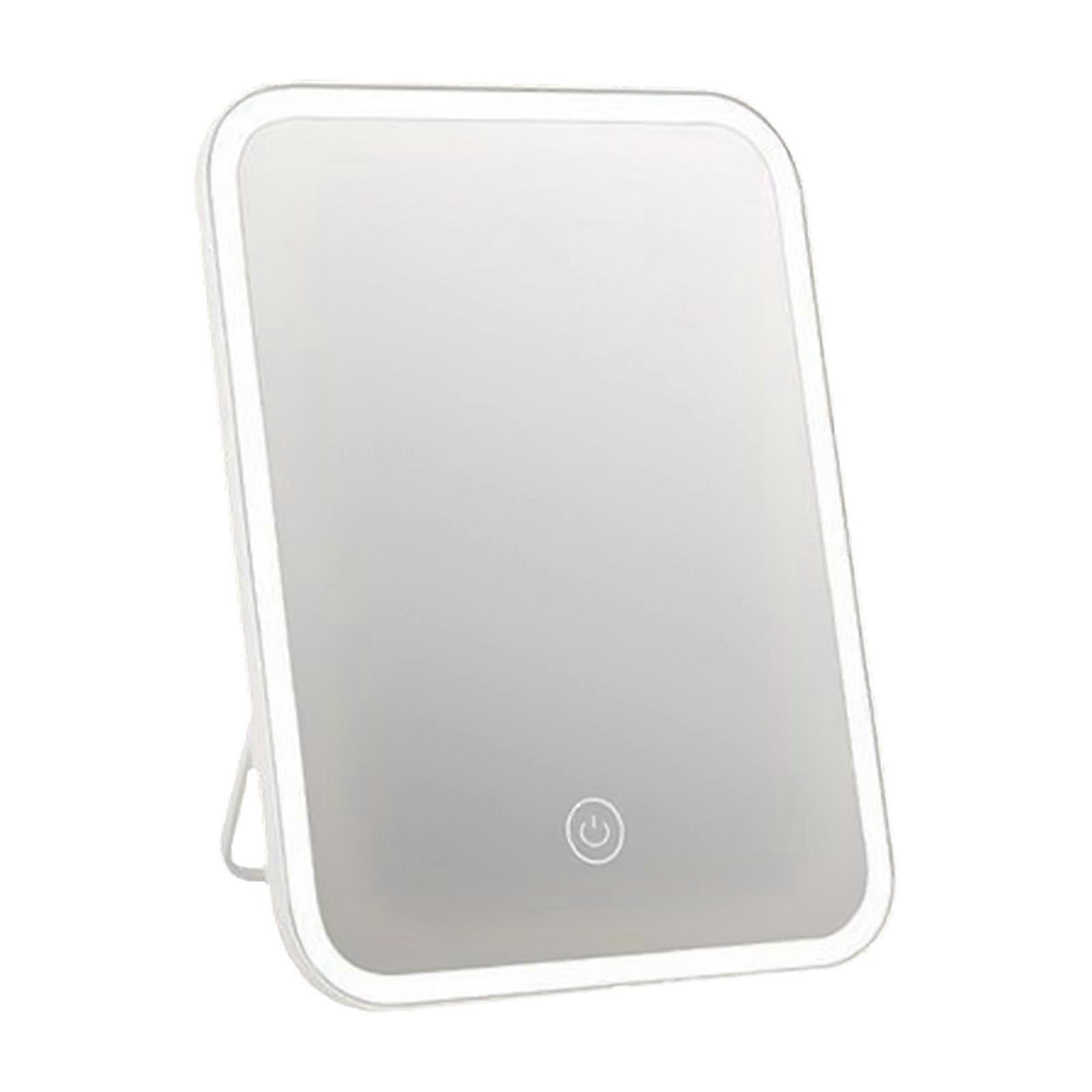 Multi Tool Folding Travel Mirror Lighted Makeup Mirror With Led 3 Color Light Modes, Usb Rechargable, Portable, Ultra Thin, Compactvanity Mirror With