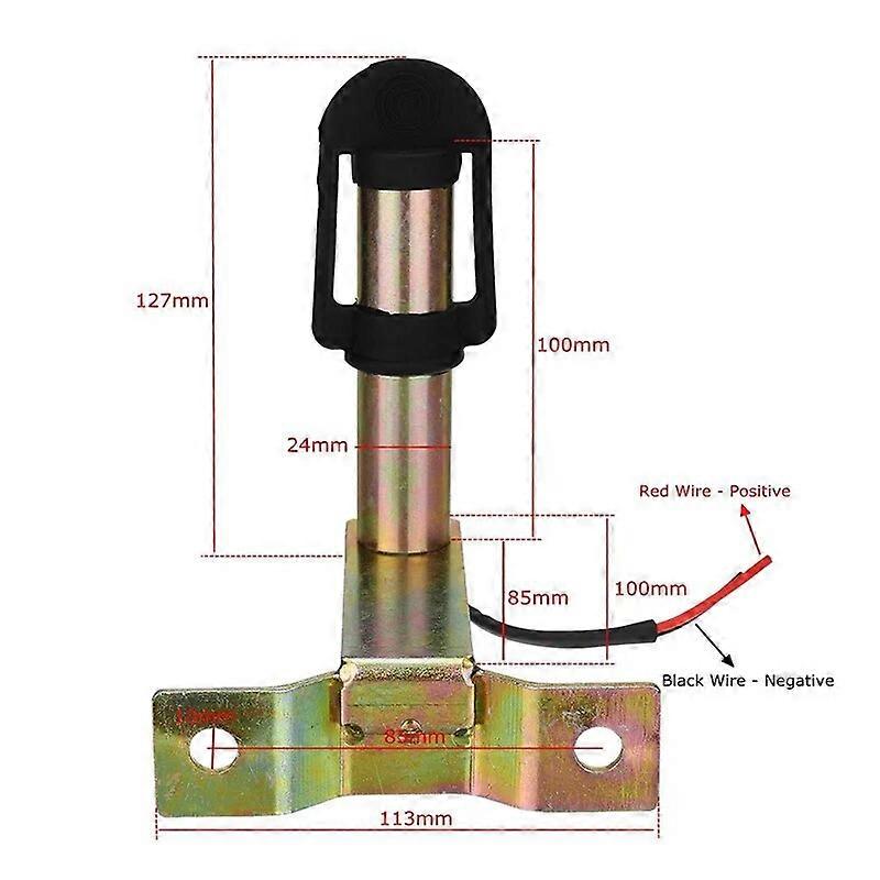 metal-rotating-flashing-beacon-mount-bracket-flexible-stem-din-pole