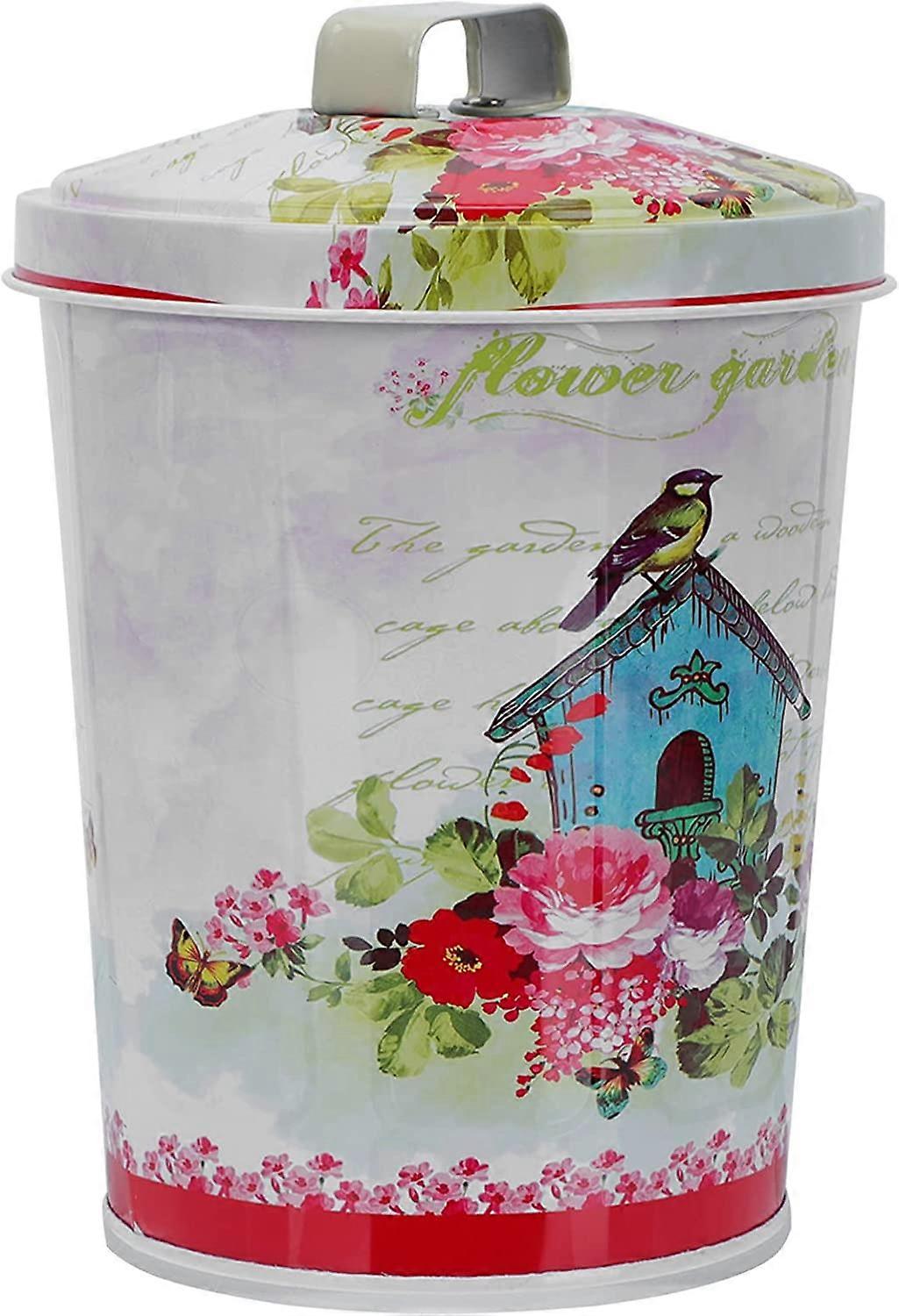 Cookie Jar Kitchen Container Metal Cookie Jar Storage Tin Counter Container Biscuit Storage