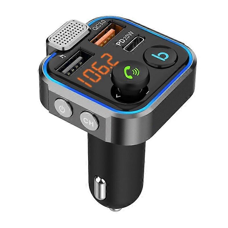 Wireless USB QC3.0 PD20W Receiver Transmitter Adapter Transmitter Car Music Player Aux Headphone Reciever Handfree