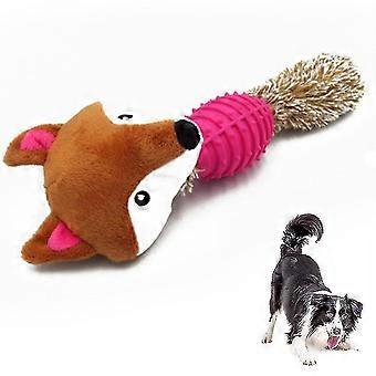 Bjxy Tpr And Plush Dog Toy, Durable Chew Toy, Squeaky And Interactive Toy
