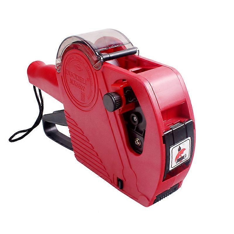 MX-5500EOS Handheld 8 Digits Price Labeller Label Maker Pricing Machine with Label Roll and Ink Roller for Office Supermarket Retail Shop Grocery Stor