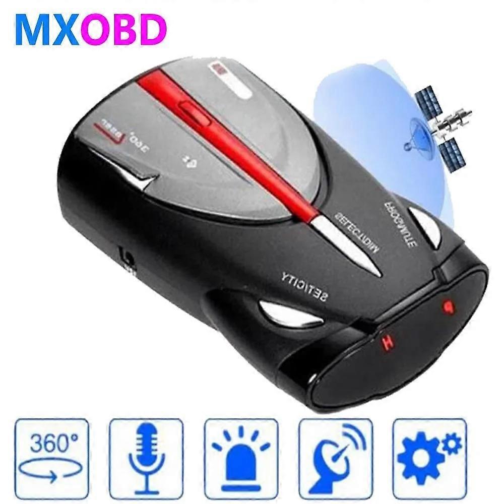 12V 16-Band Cobra XRS 9880 Laser Anti Radar Car Detector 360 Degree Led Display Laser Anti Radar Detector Support Russian Voice
