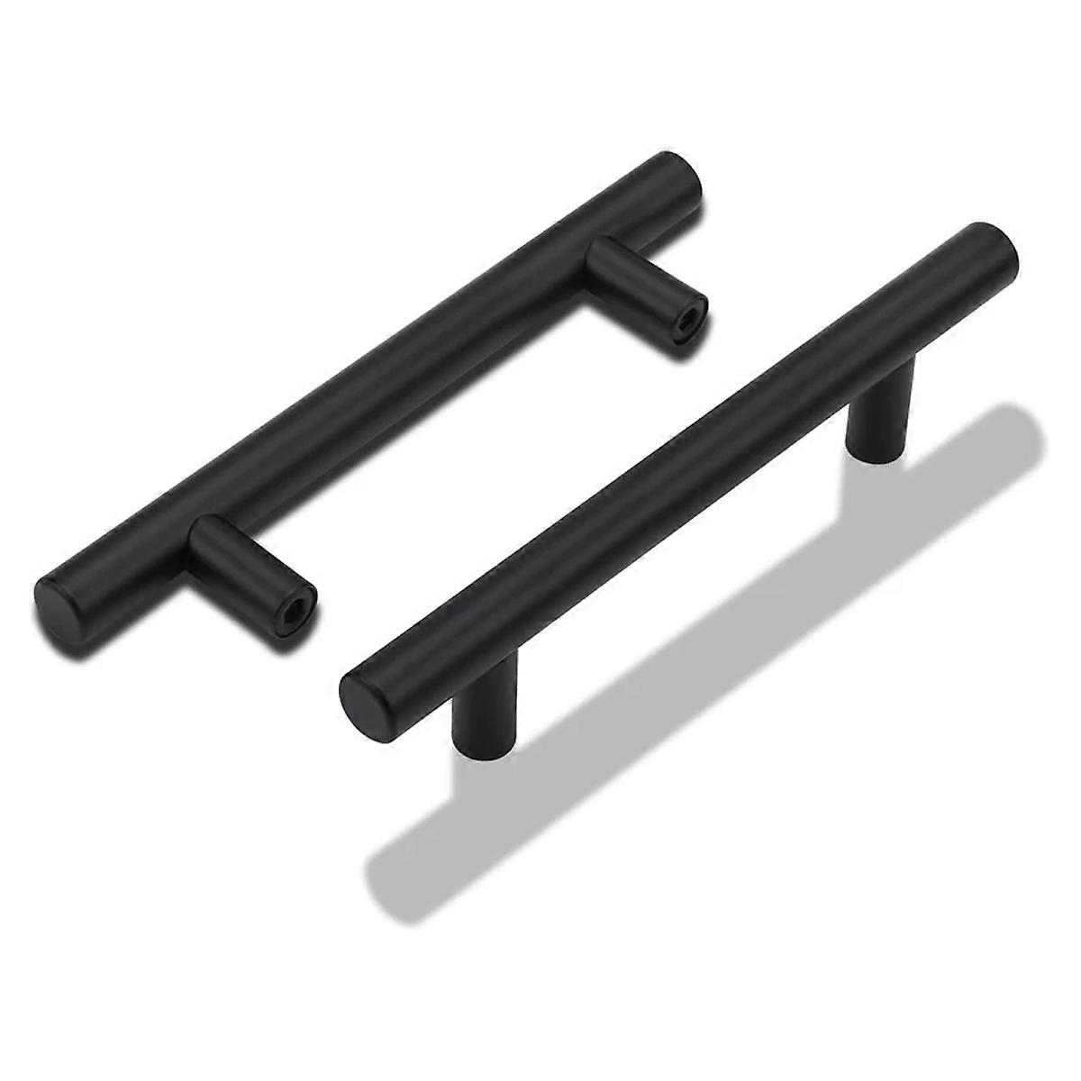 4pcs Kitchen Cabinet Handles, Black, 200mm