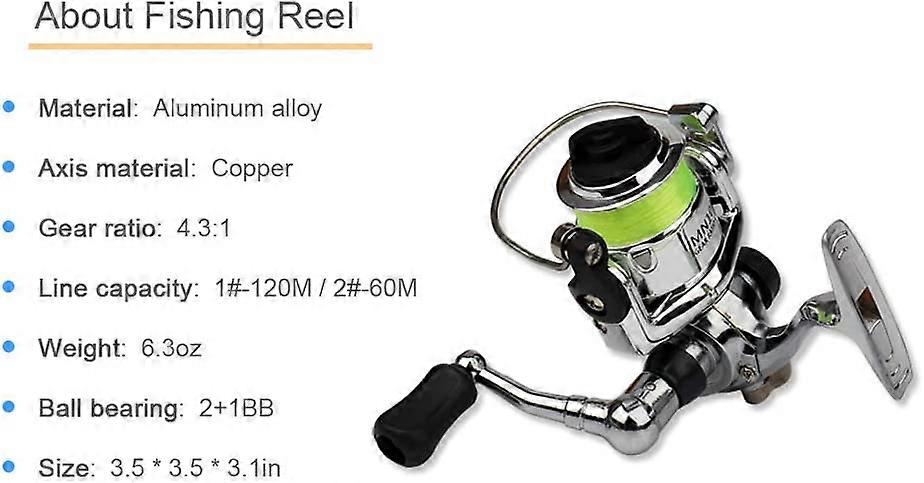 Telescoping Fishing Rod And Reel Combo