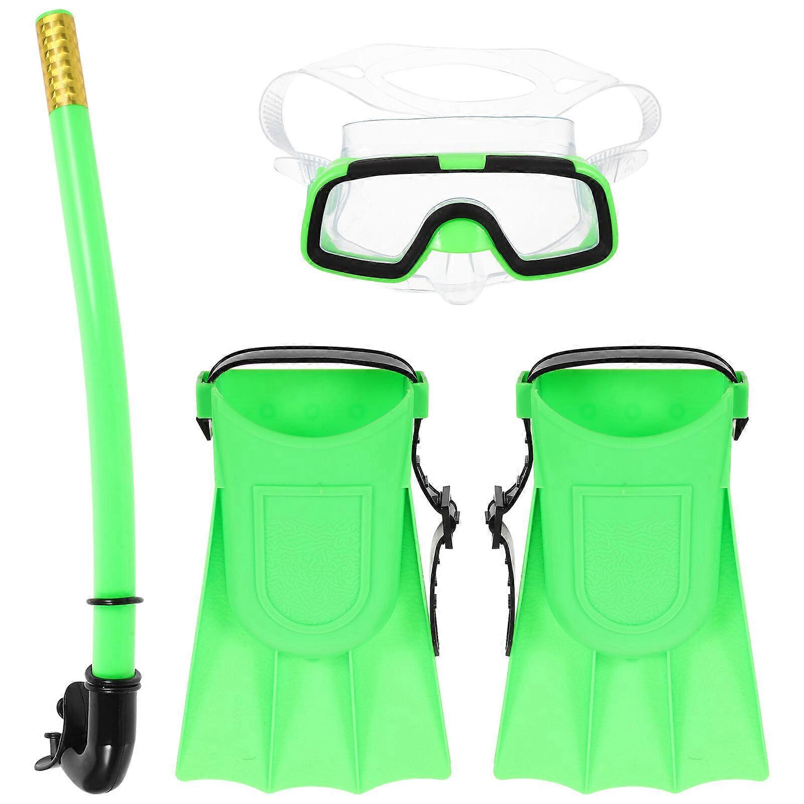 1 Set Kind Snorkelmasker Snorkelset Compacte Lichtgewicht Snorkeluitrusting