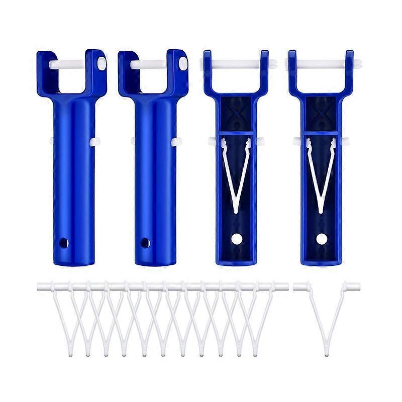 Clip en forme de V pour outils de nettoyage de piscine